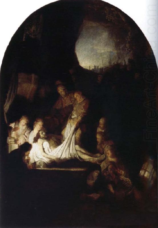 REMBRANDT Harmenszoon van Rijn The Entombment of Christ china oil painting image